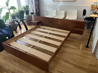 Queen bed frame — scandinavian design, View more