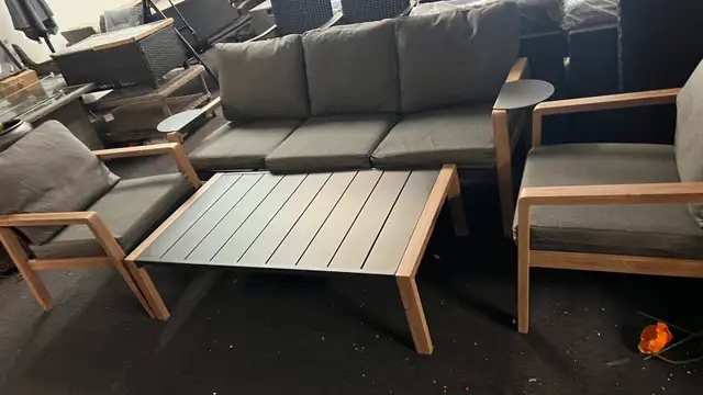 Extra $100 off 4pc Outdoor Patio Furniture Set - 80" 3-Seat Sofa in Patio & Garden Furniture in Markham / York Region - Image 2