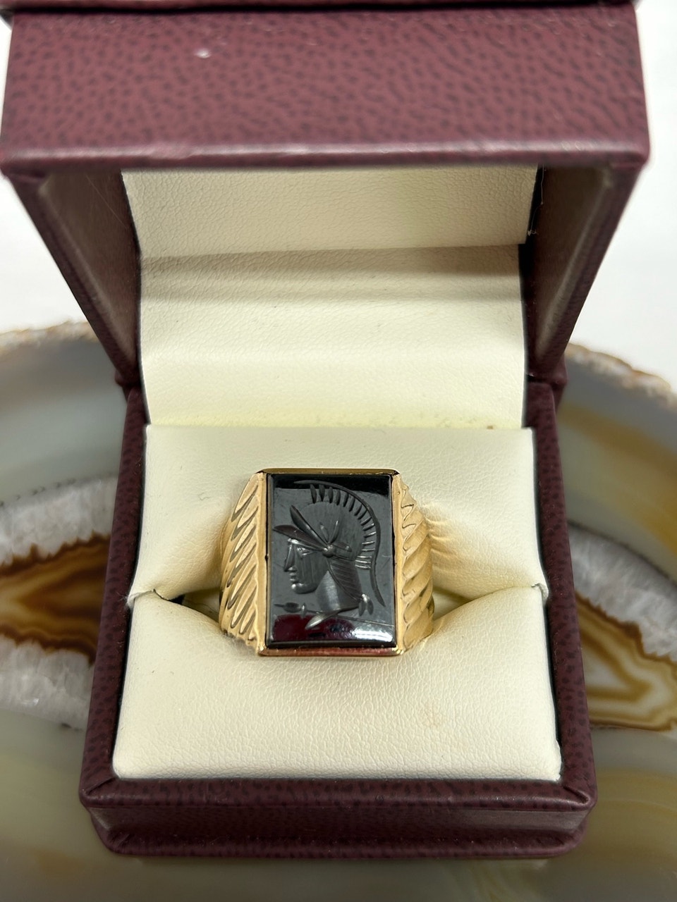 10k hematite intaglio Men’s Ring | Jewellery & Watches | Oshawa ...