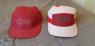 I have 2 brand new ciele running hats that I've never used. Selling because I have too many hats.