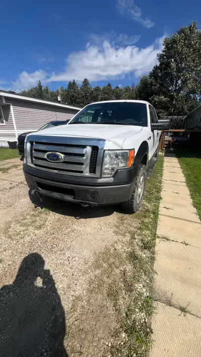 2011 f150 dent in bumper, someone broke in to it so door is a little bent and sensor keeps saying it...