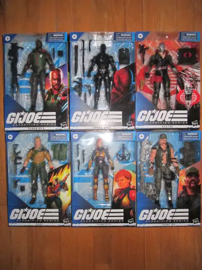 GI Joe Classified Cobra Snake Eyes Scarlett Destro BAT Dreadnok+, View more