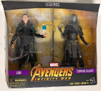 Marvel Legends Avengers Infinity War Loki and Corvus Glaive