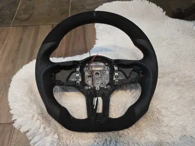 Brand new Jaguar steering wheel (2016-2021) model years. Item is thick custom grip perforated leathe...
