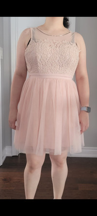Ladies Cocktail dress - pink $50 or best offer