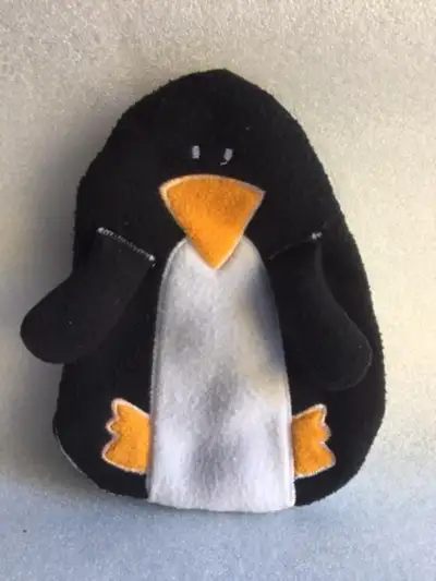 Baby Penguin Plush Fin soft Learning Book Baby Toddler Toy 8.50", View more