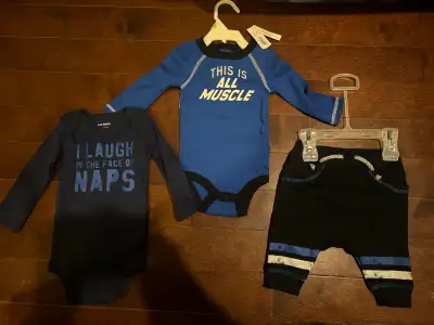 New 3/6mth outfits - take all for $10, View more