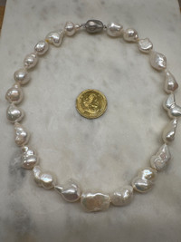 Freshwater Cultured Baroque Pearl Necklace