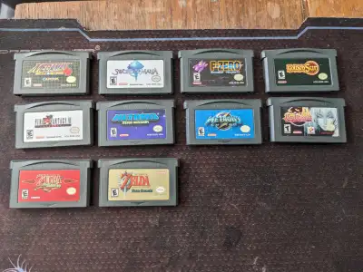 Gameboy Advanced 10 games lot - GBA - Rare items, View more