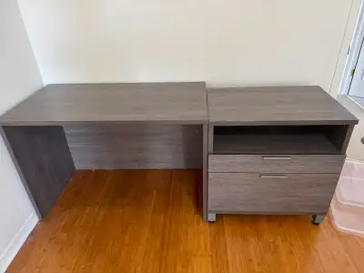 Desk with storage, View more