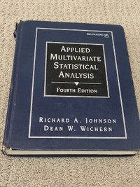 Applied Multivariate Statistical Analysis - 4th Johnson Wichern