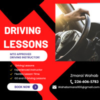 Driving Lessons  - MTO Approved Driving Instructor!
