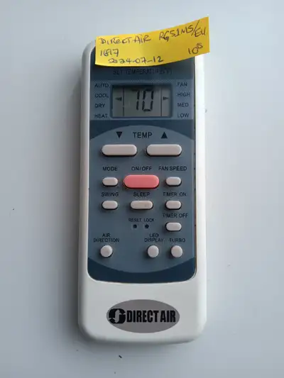 Télécommande Air Clim. DIRECT AIR RG51M5/EU A/C remote control, View more