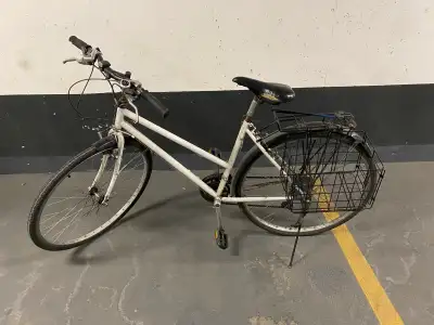 City Commuter Bike – 700c Step‑Through – Basket & Rack Included, View more