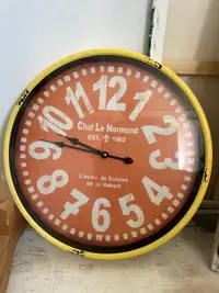  New never used 18 inch vintage wall clock