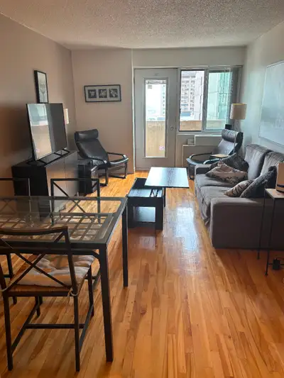 Lease Transfer - 3½ Furnished Apartment Montreal downtown