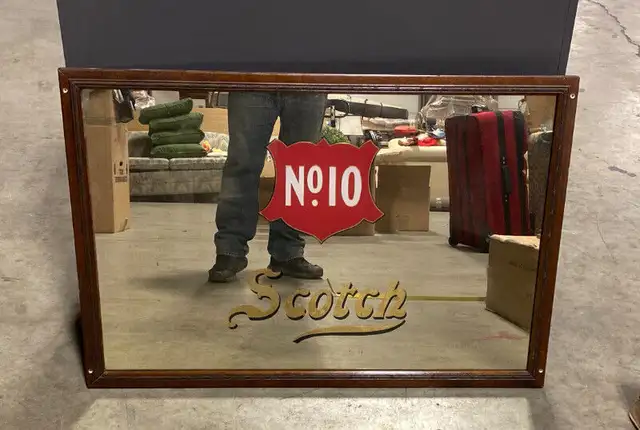 Vintage    Scotch No.   10 Advertising Mirror in Arts & Collectibles in Calgary - Image 2