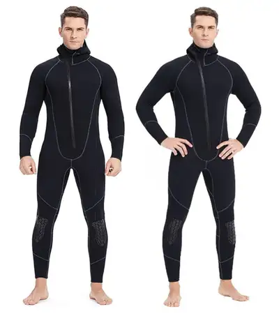7mm Wetsuit. Long Sleeve, Front Zip Full Body Suit for Snorkeling, Scuba diving, Swimming & Surfing....