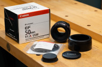 Canon EF 50mm F/1.2 L, USM Lens