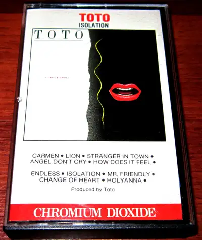 Cassette Tape :: Toto – Isolation $6 Dollars A1 Carmen A2 Lion A3 Stranger In Town A4 Angel Don't Cr...
