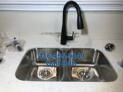 Plumber licensed for all plumbing, all faucets installed, toilet repairs, clog drains cleared in an...
