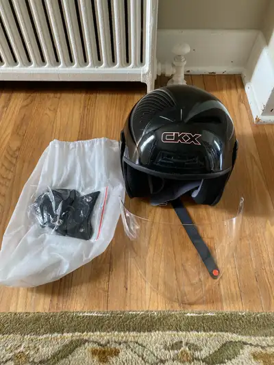 CKX VG-975 3/4 helmet, with clear visor included. Very minimal use. Has some scratches but overall g...
