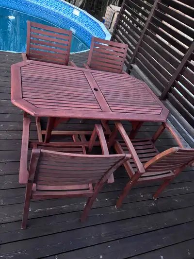ensemble table et chaises patio, View more