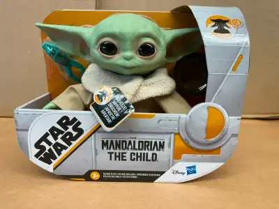 Hasbro Star Wars The Mandalorian The Child Talking Plush 7.5 Inch Toy From Hasbro’s Star Wars Collec...