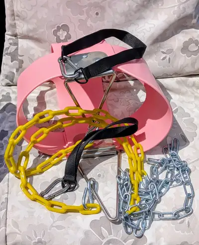 New! High Bucket Swing for Toddler, Children Swing Set, Pink, View more