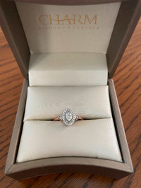 Charm promise ring