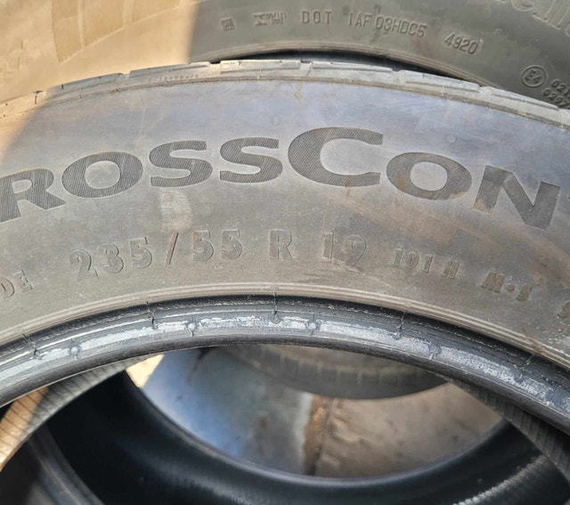 235/55R19 Continental CrossContact RX all season Tires & Rims