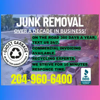 Junk Removal & Demolition Services – Ghost Garbage | Winnipeg, View more
