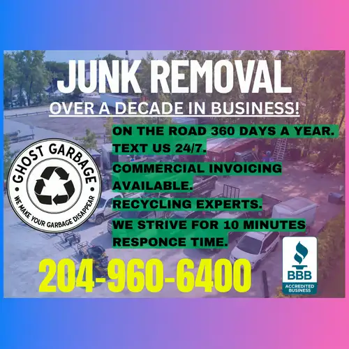 Looking for fast, reliable, and affordable junk removal or demolition services in Winnipeg? Ghost Ga...