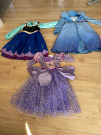 Disney Princess dresses age 4/6