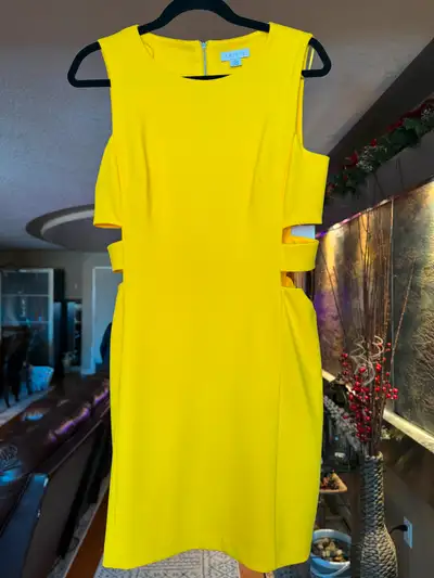 State yellow dress - size 10, View more