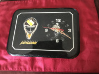 PITTSBURGH PENGUINS Battery Operated Wall Clock