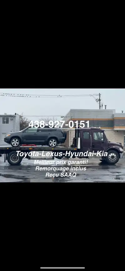 ♻️ 438-927-0151 ♻️ Peu importe la condition de ton auto, je l'achete! Prix de fou pour les toyota/le...