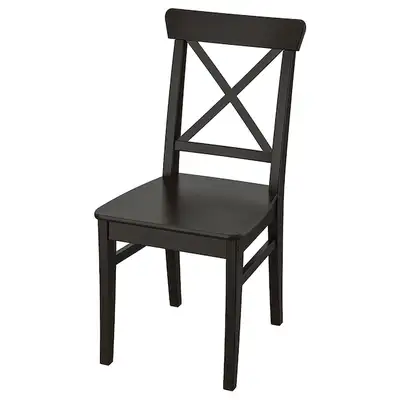 Dining chair (IKEA ingolf) dark brown/black, View more