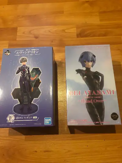 Selling a few Evangelion figures. Rei - Black plug suit - $50 Kaworu - exclusive - $60 Figures are b...