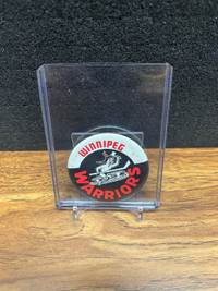 Vintage Wpg Warriors 2 Inch Pinback Button