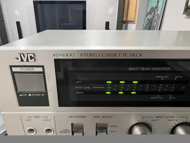 JVC cassette deck KD-V100 and JVC receiver R-S33 in Stereo Systems & Home Theatre in Mississauga / Peel Region - Image 4