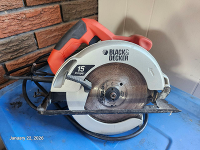 Only used a few times, for little home projects. don't need it now. Black+Decker, runs really well....