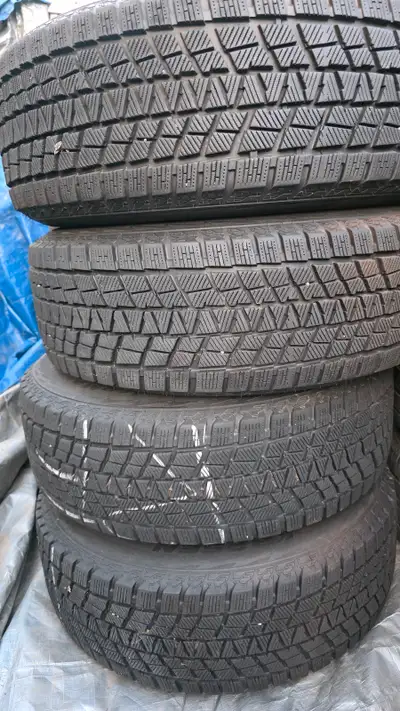 selling four 18 inch Kapsen winter tires with alloy rims and tpms sensors for $1000. 90% of tread re...