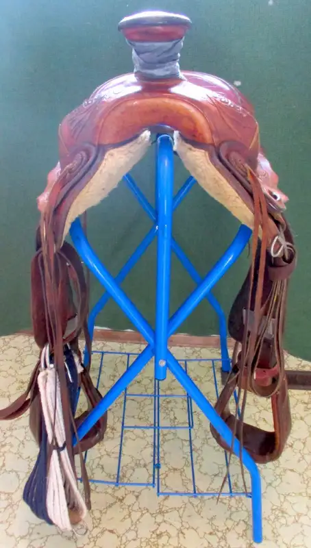 15.5" F. Eamor ROPE Saddle, nice! in Equestrian & Livestock Accessories in Dawson Creek - Image 7