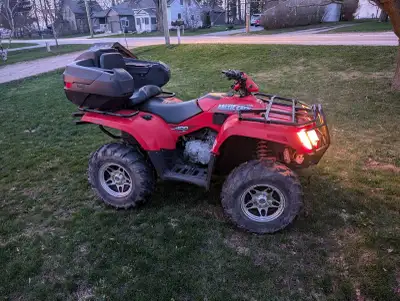I have a Arctic cat four- Wheeler for sale runs in drives good 4x4 works good. Winch works $2500 or...