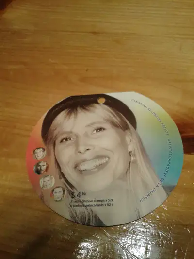 Canadian singers stamp sets Join mitchell, gorden lightfoot, paul anka, anne murray Mint set of 4 5...