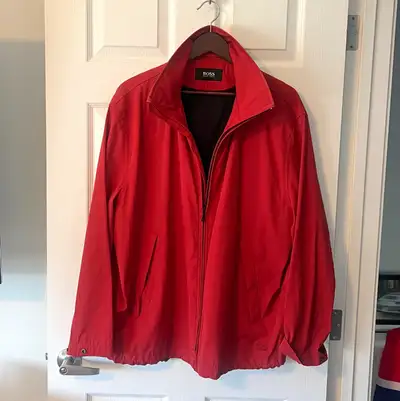 Hugo Boss Brand Zip-Up Windbreaker Jacket!, View more