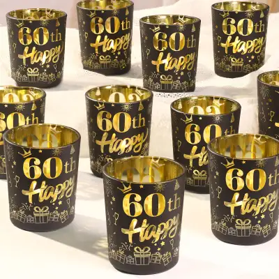 24pcs 60th Birthday Candle Holders, View more