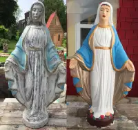 restauration des statues religieuses