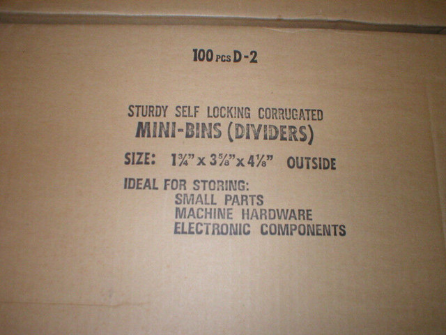 BOITE EN CARTON INVENTAIRE INVENTORY CORRUGATED BOXES NEUF   D2 dans Appareils électroniques  à Longueuil/Rive Sud - Image 3